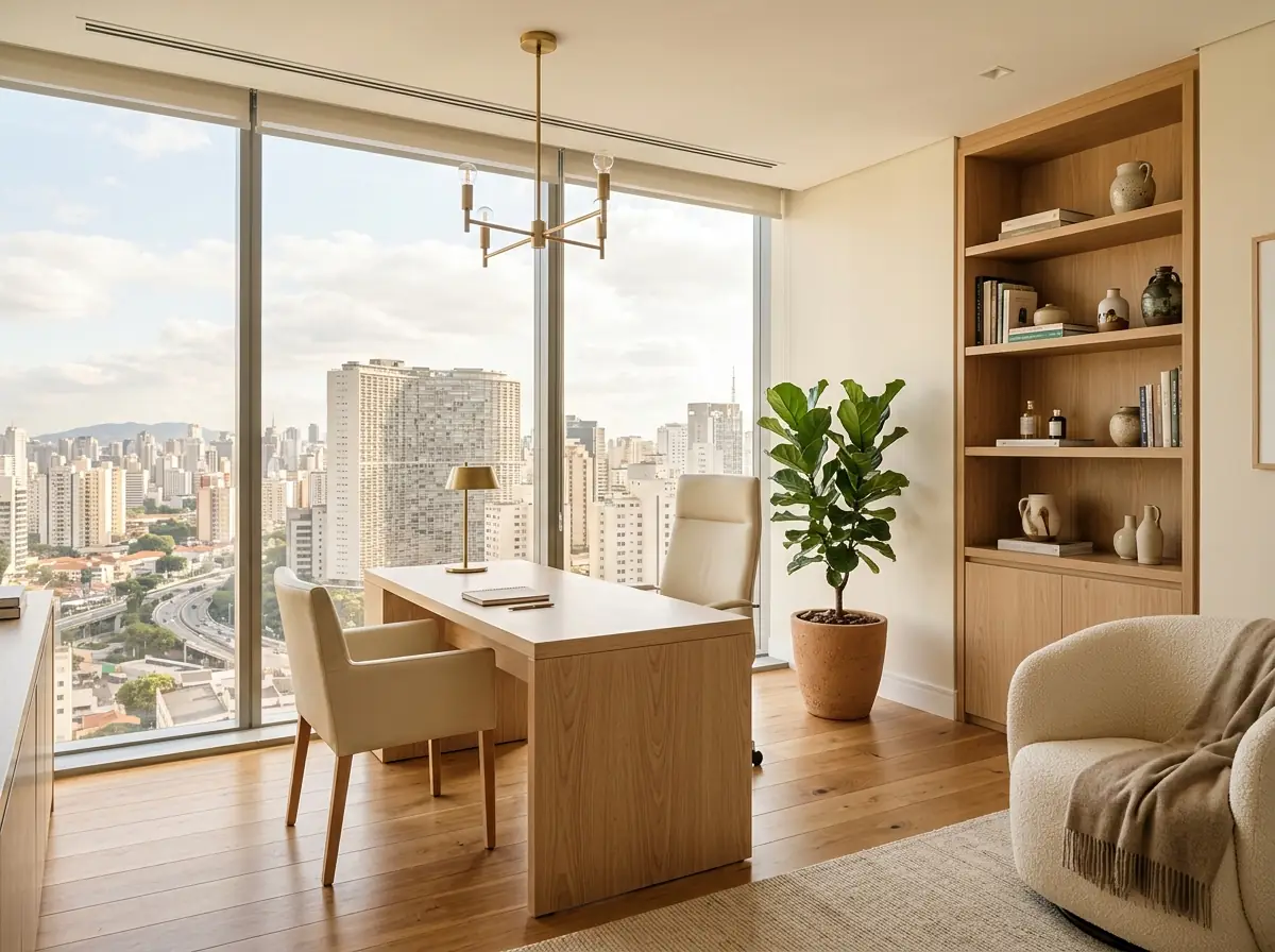 Consultório com vista para São Paulo